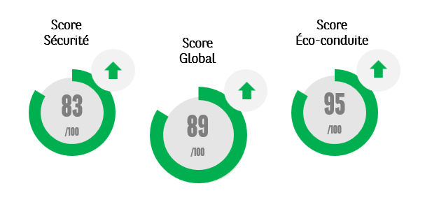 Scores d'écoconduite Arval Connect